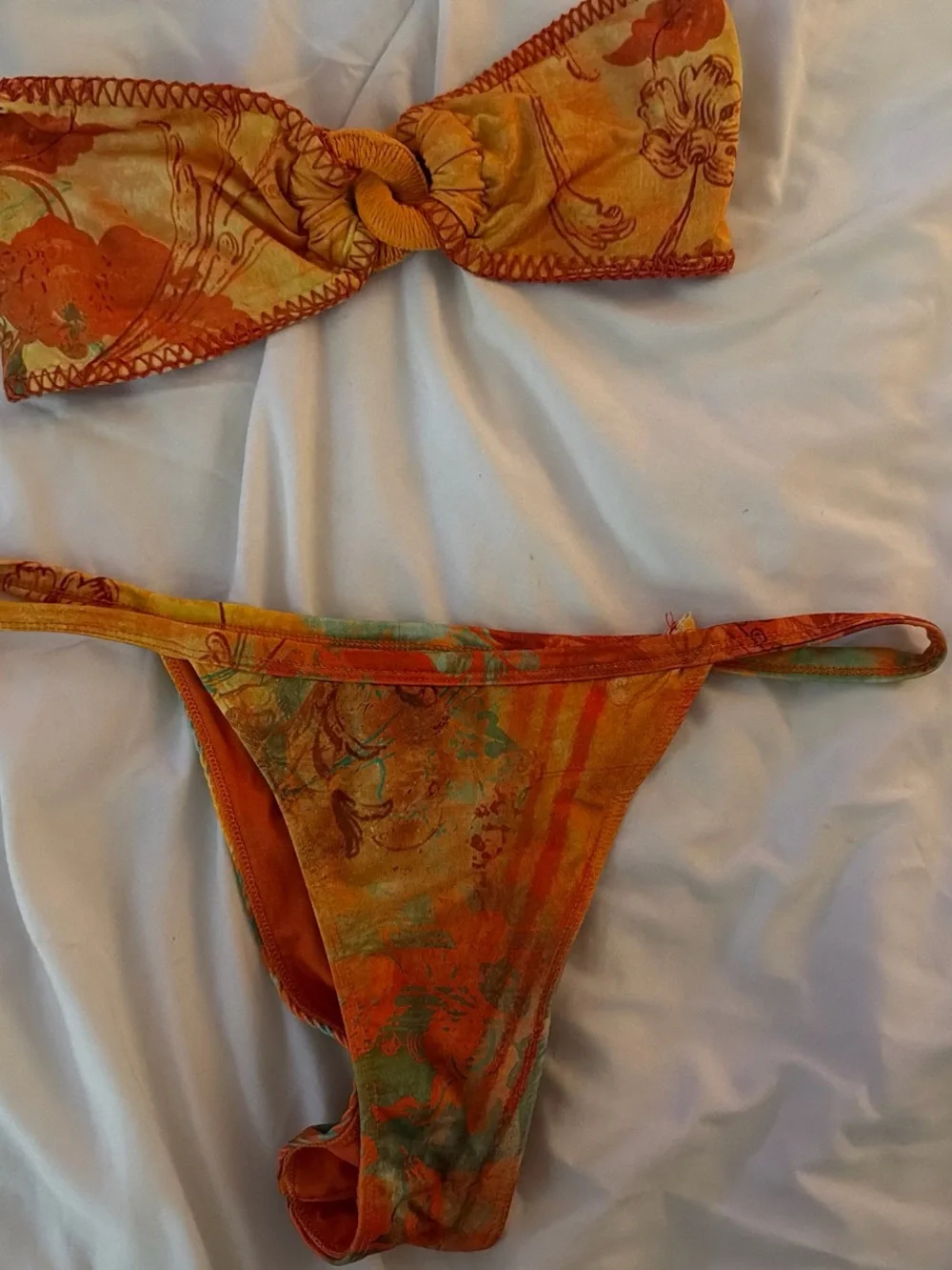 Jaded London Mari Whipstitch Bikini Set